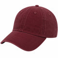Verstellbare Unisex-Baseballkappe Dunkelrot