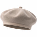 Damen Barett Beige Einheitsgröße