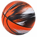 Basketball Größe 7 für Outdoor in Orange/Schwarz/Weiß