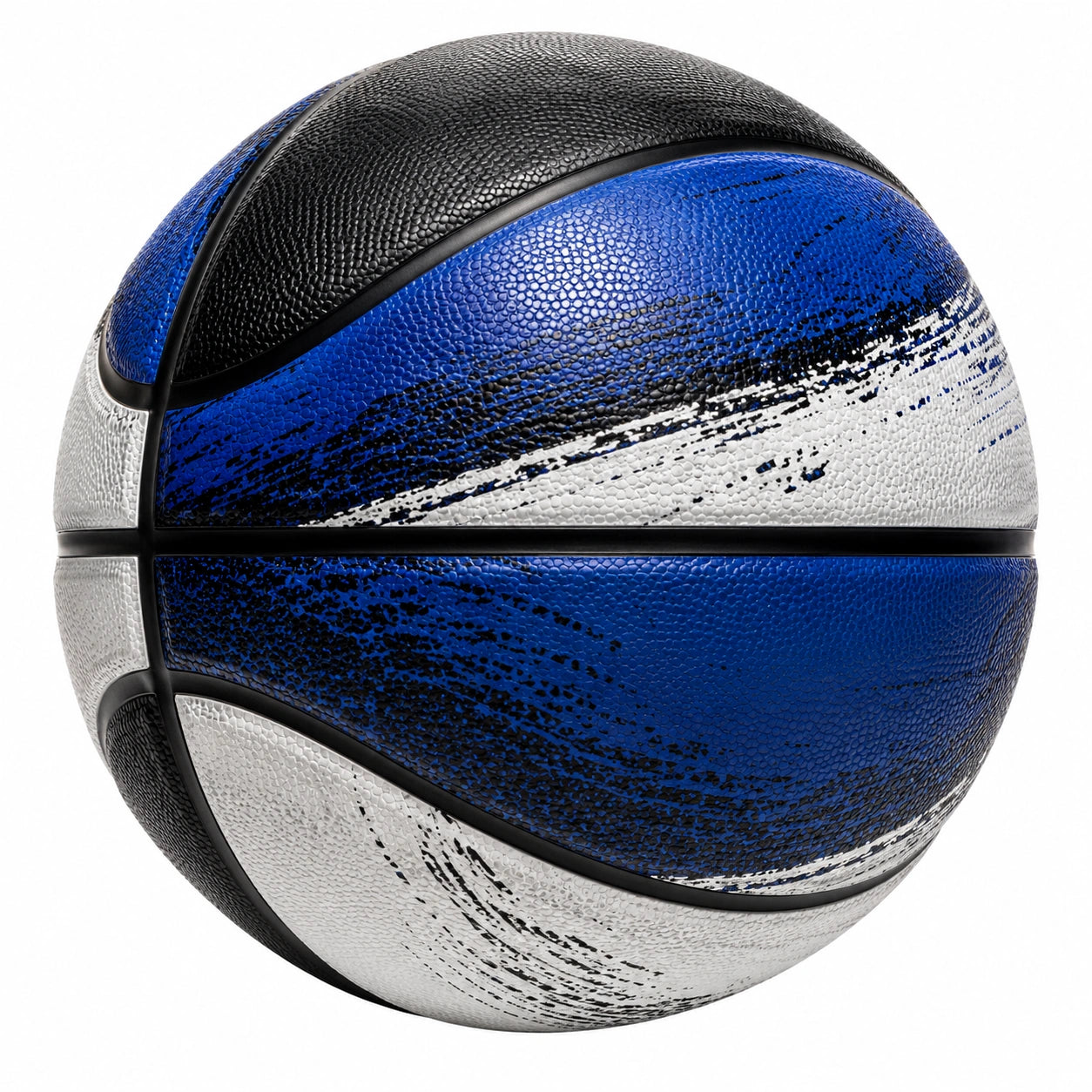 Basketball für Erwachsene Blau/Schwarz/Weiß