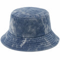 Moderner Fischerhut aus Denim Blau