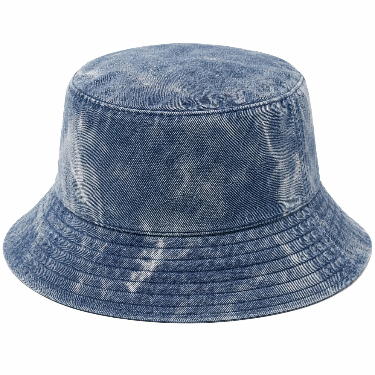Moderner Fischerhut aus Denim Blau