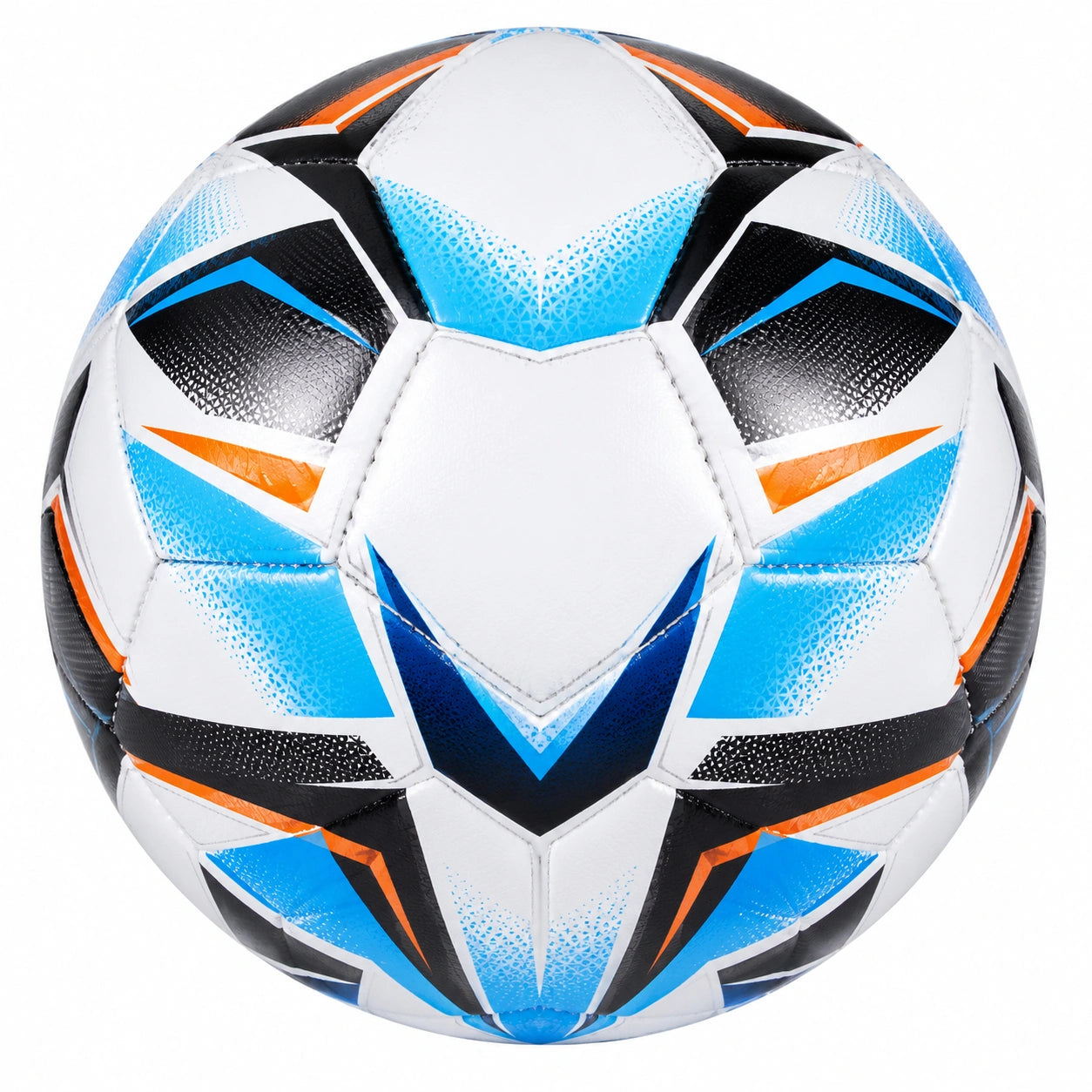 Fußball Größe 5 Weiß/Schwarz/Blau für Erwachsene