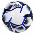 Fußball Weiß, Blau, Schwarz - Genäht, 69cm Umfang, 0.43kg