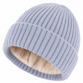 Warme Wintermütze Unisex Hellblau