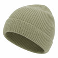 Unisex Beanie Krempe Olivgrün